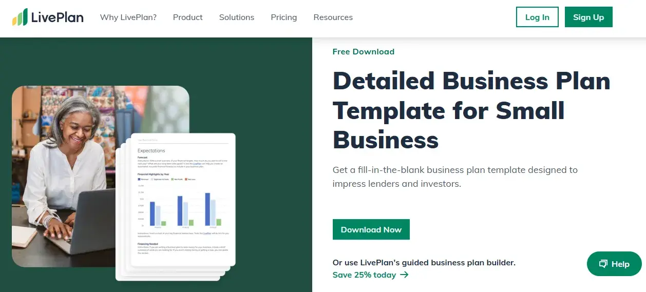 liveplan business plan template, sample business plans