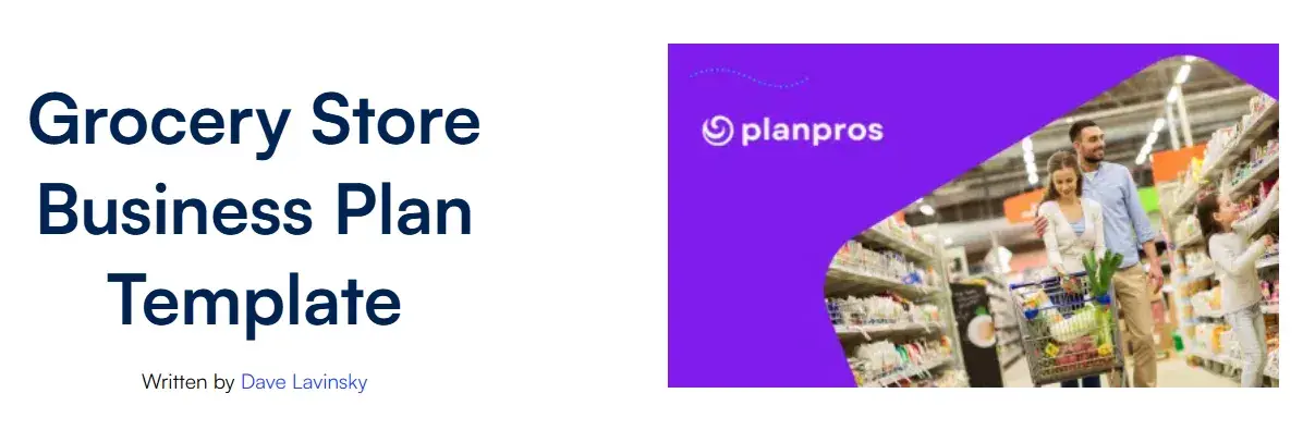 grocery store business plan example, sample business plans