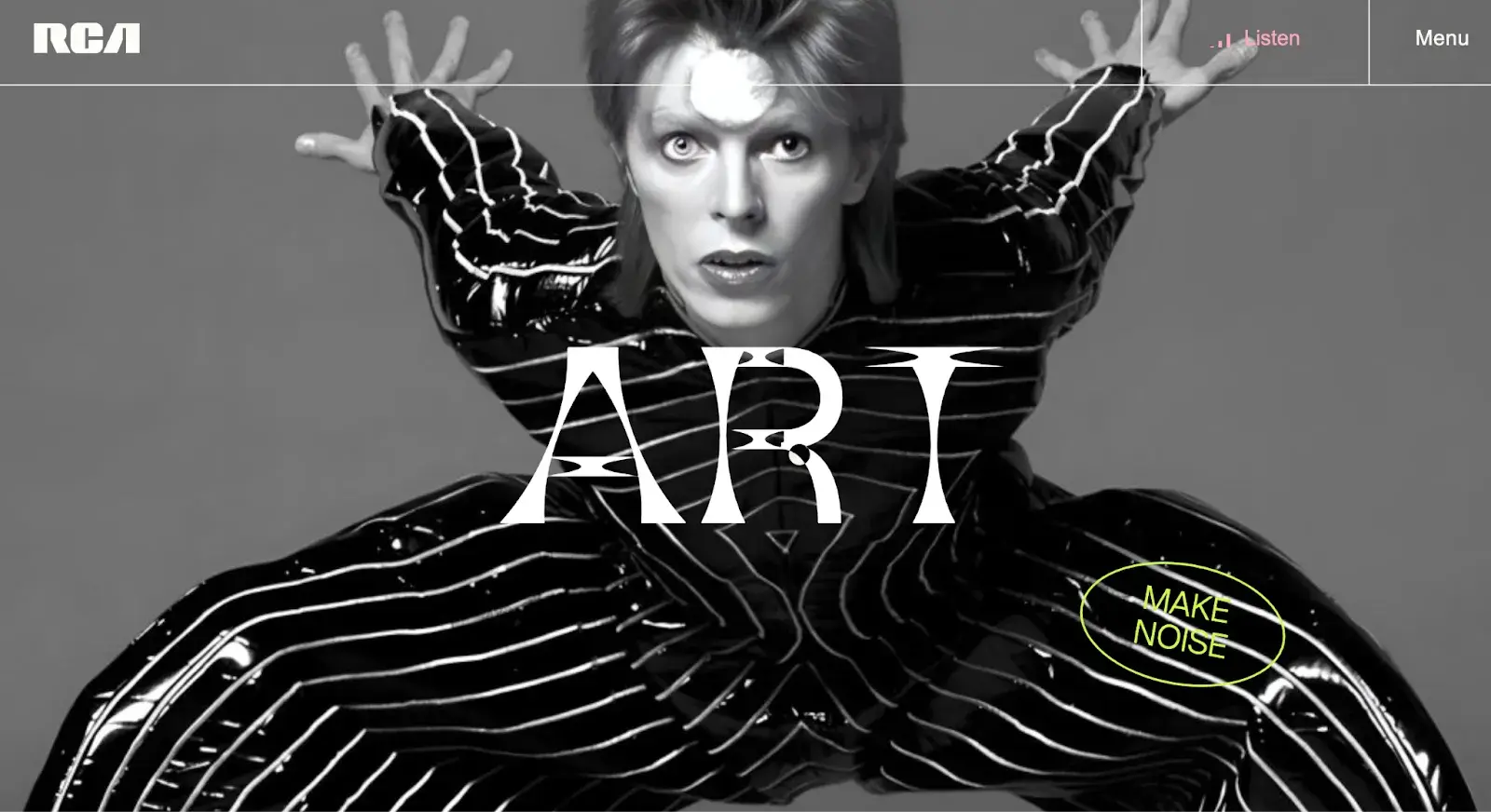 best website designs, rca records, best user interface webby winner