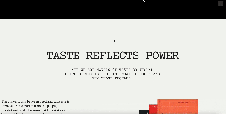 best website designs, design threads, best individual editorial feature webby winner