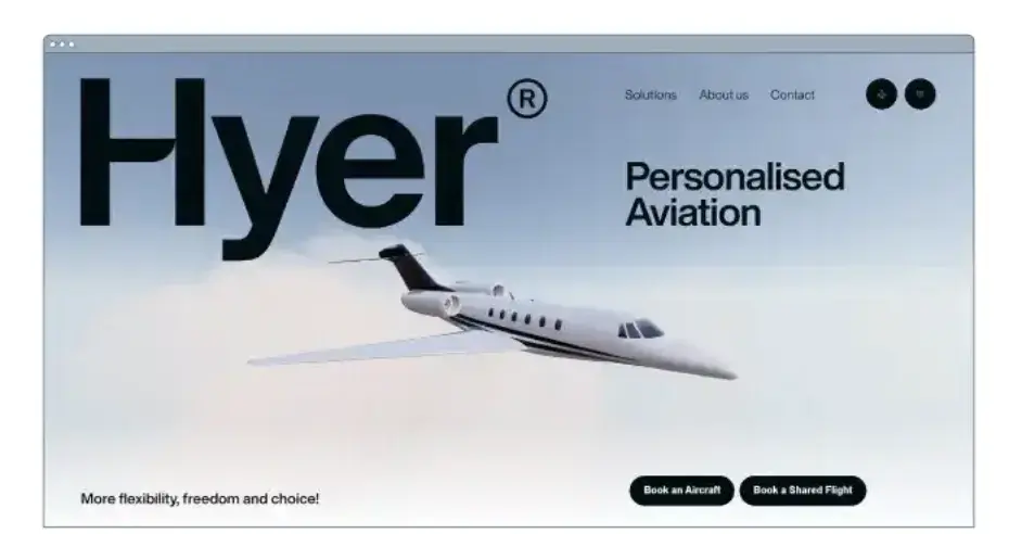 best website designs, hyer homepage