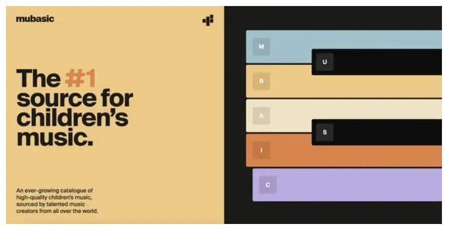 best website designs, mubasic homepage