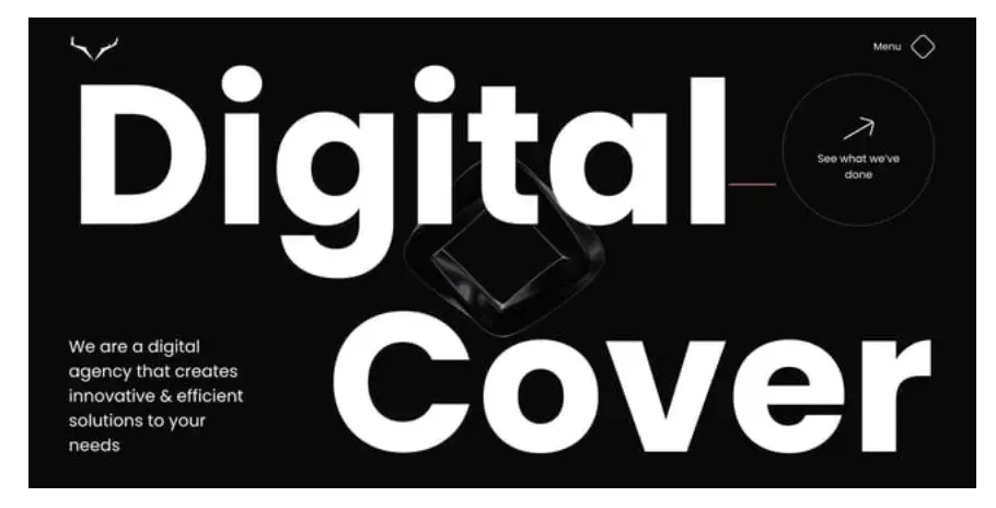 best website designs, digital cover homepage
