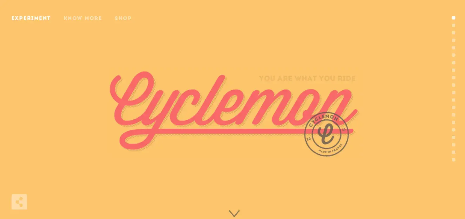 best website designs, cyclemon homepage