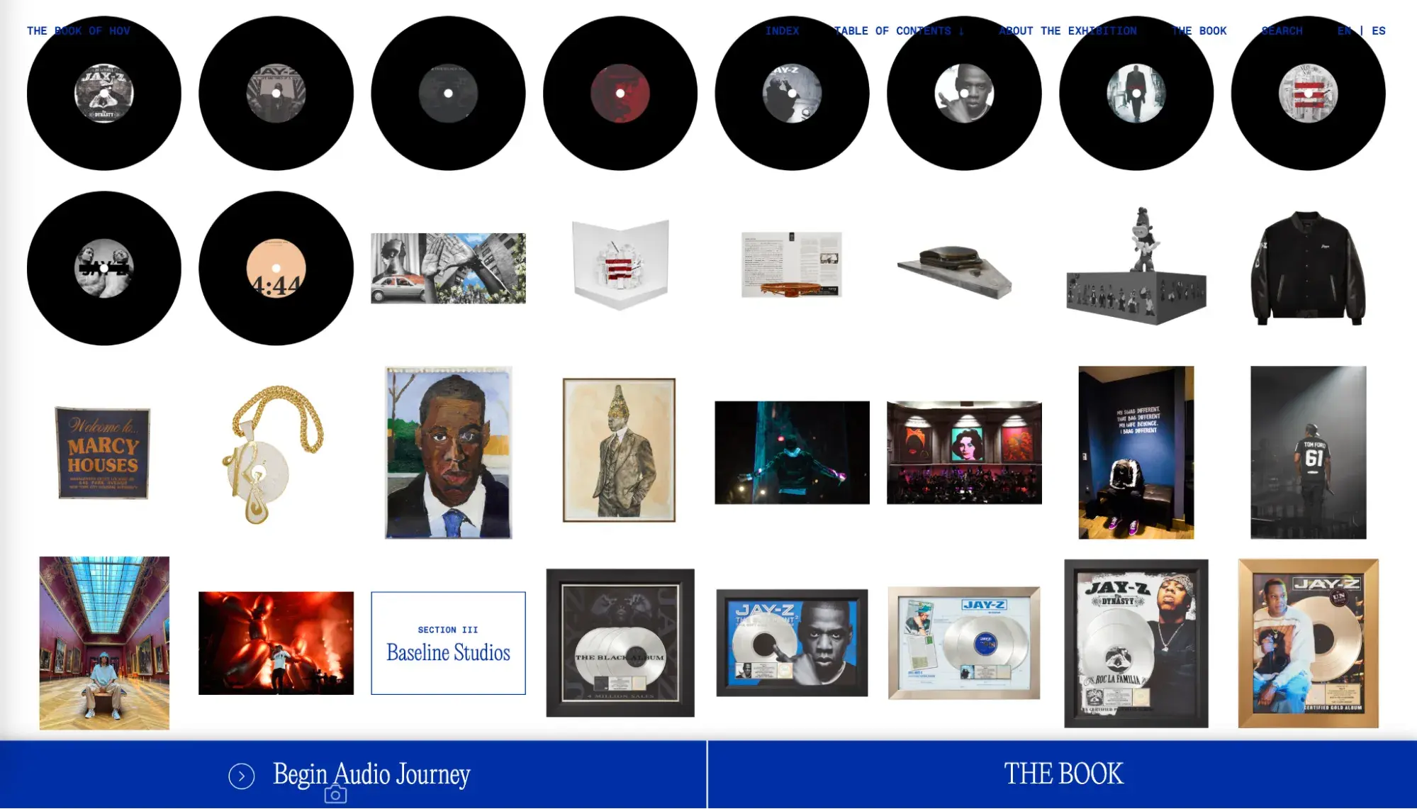 well-designed website, the book of hov, cultural institutions webby winner