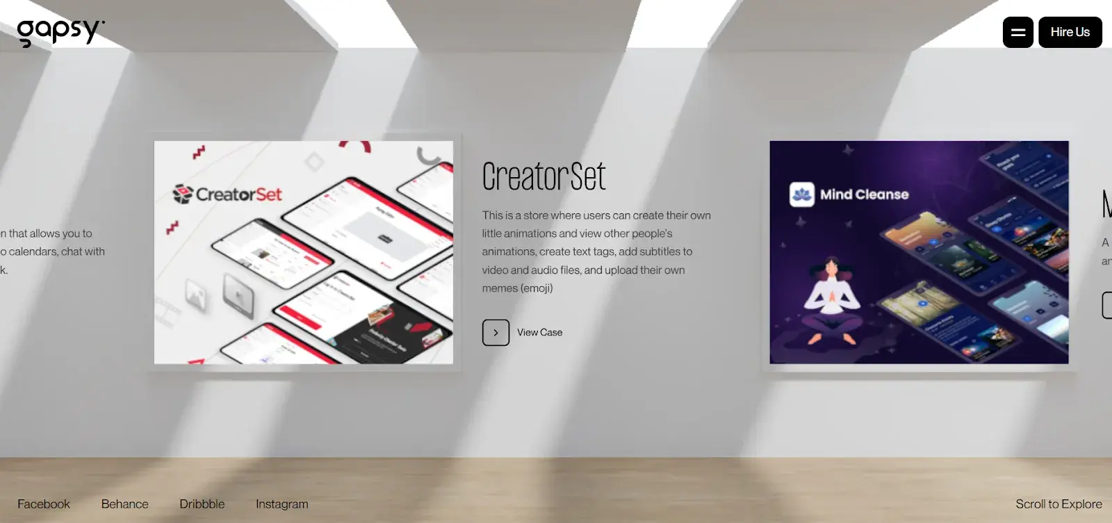 best website designs, gapsy interactive homepage