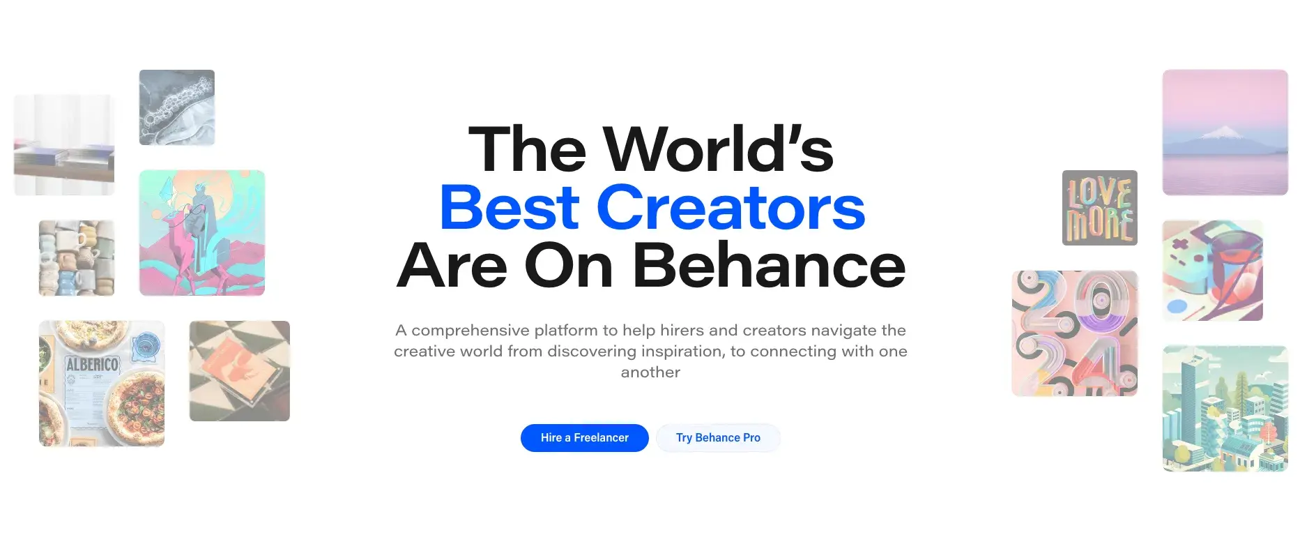 best website designs, behance creative hub