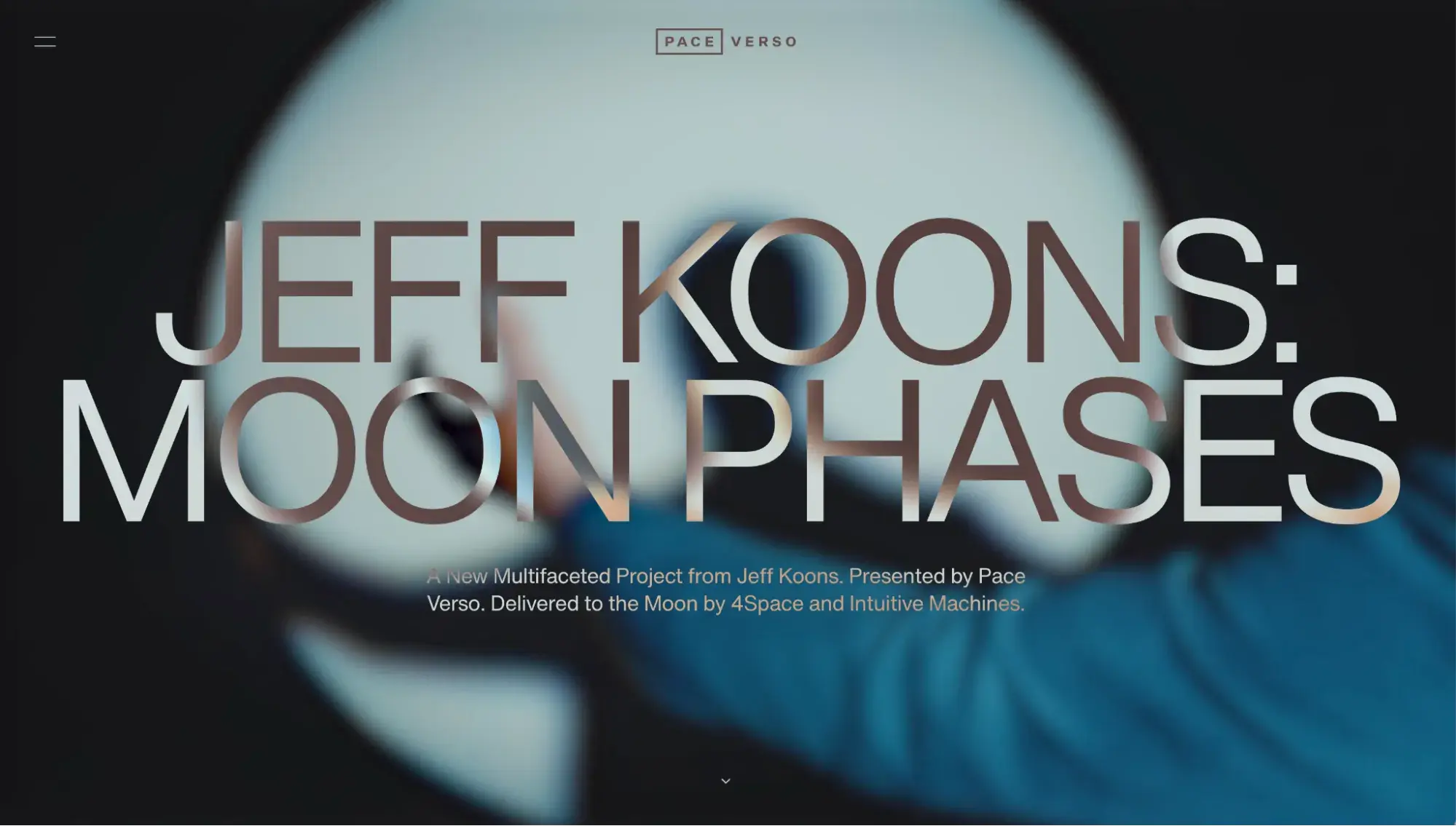 best website designs, jeff koons: moon phases, netart webby, people’s voice winner