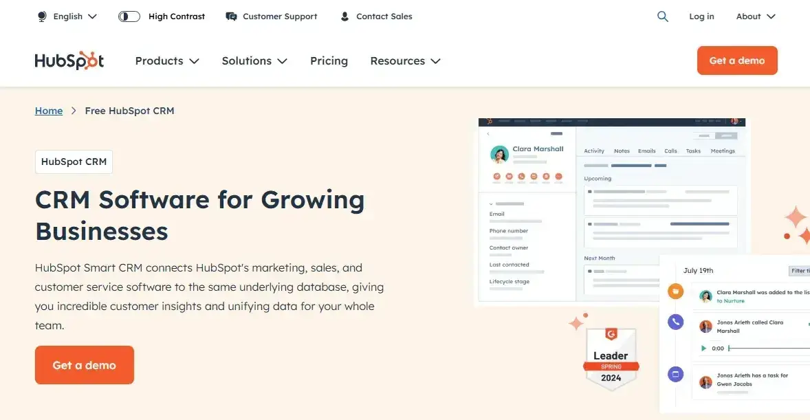 smart content example, hubspot