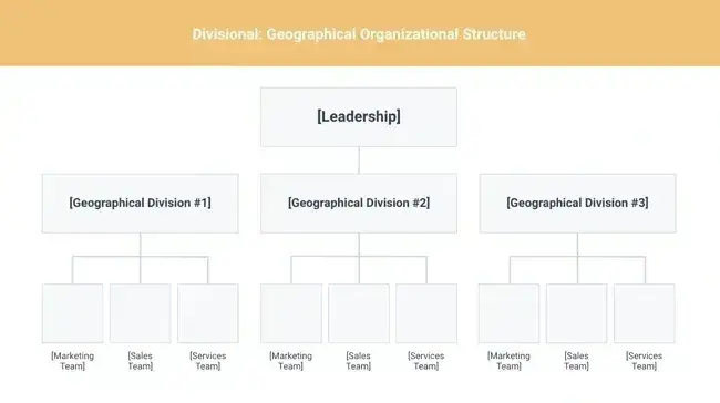 organizational structure, geographical divisional