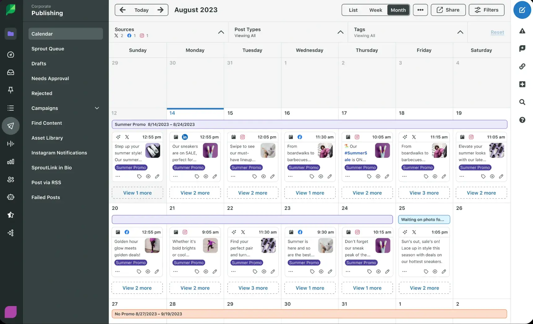 social media tools list, sprout social