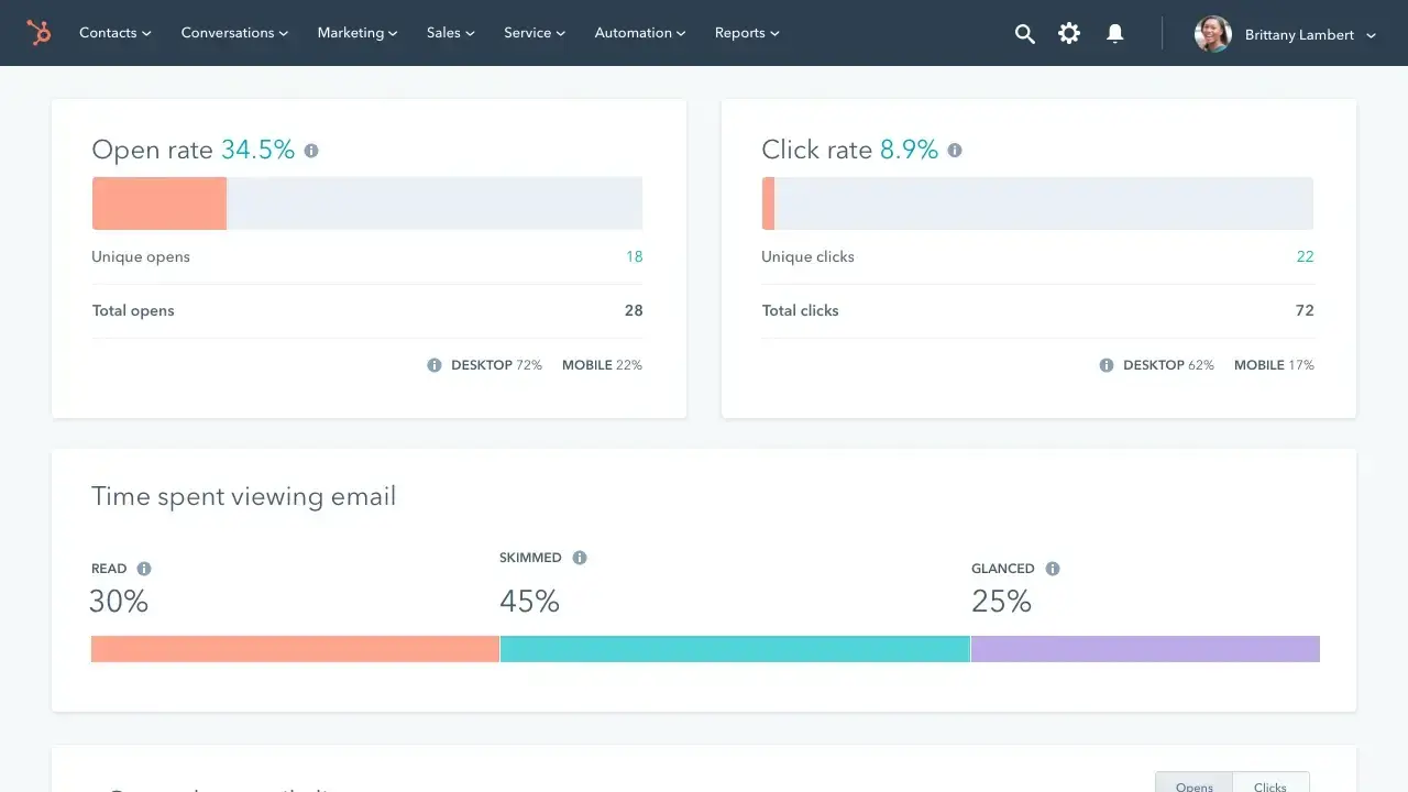 email marketing for ecommerce: hubspot marketing hub