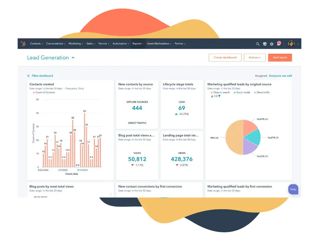 email marketing for property management: hubspot marketing hub